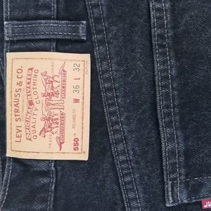 Levi's 550 Relaxed Fit Red Tab Jeans W36 L32
